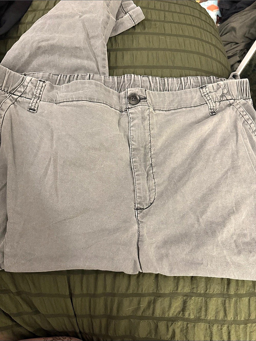Gray Cargo Pants